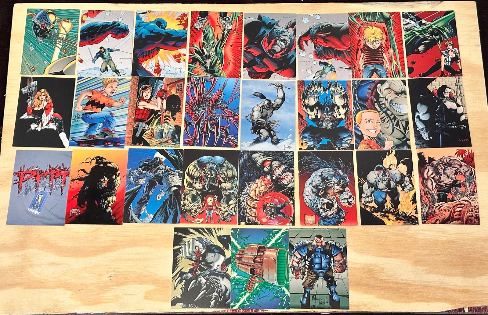1995 Pitt Intrepid Base Card Set 