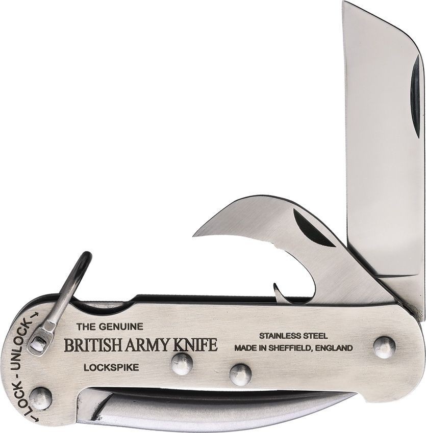 J. Adams Sheffield England Gen British Army Pocket Knife Stainless Blade Steel