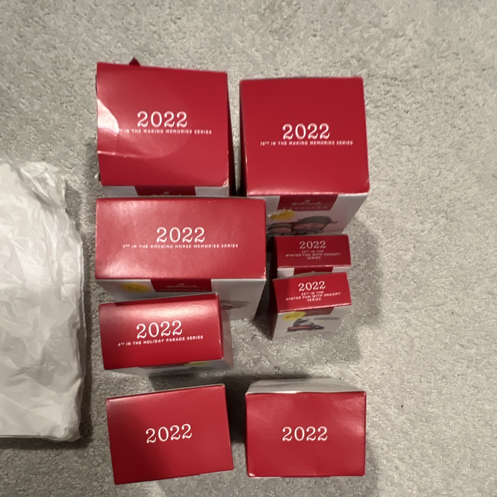 Hallmark Keepsake Christmas 2022 Hanging Ornament Lot, Assorted Holiday Hallmark Keepsake Christmas 2022 Hanging Ornament Lot, Assorted Holiday