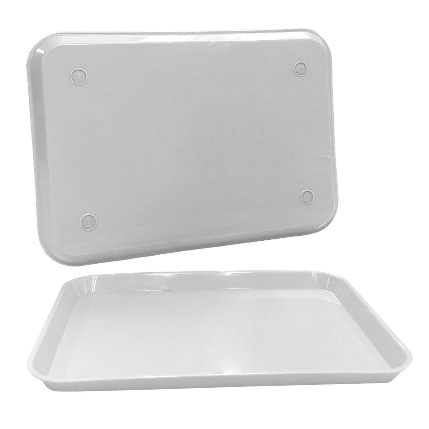 Plastic Eating Food Serving Tray for Cafeteria Lunch Kids 13.25\