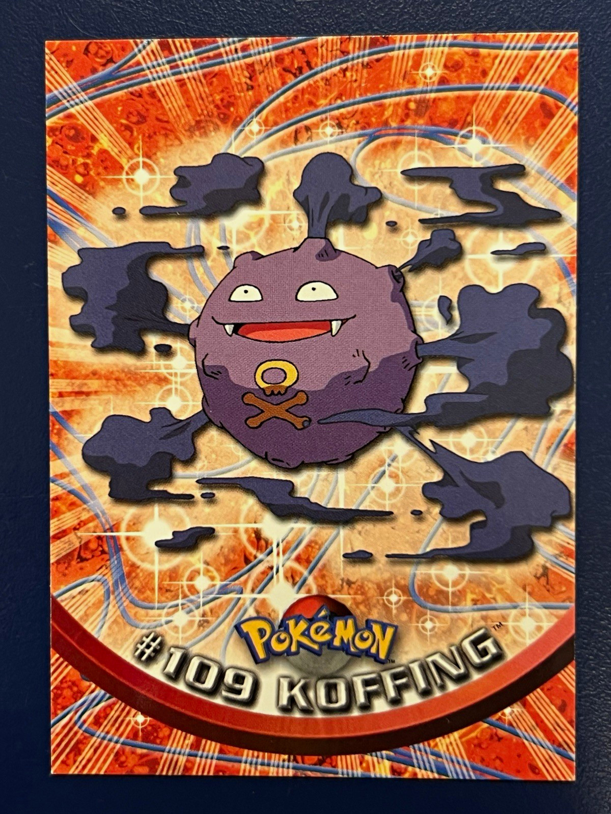 2000 Topps Pokémon TV Animation Edition #109 Koffing Blue Label ~NM~