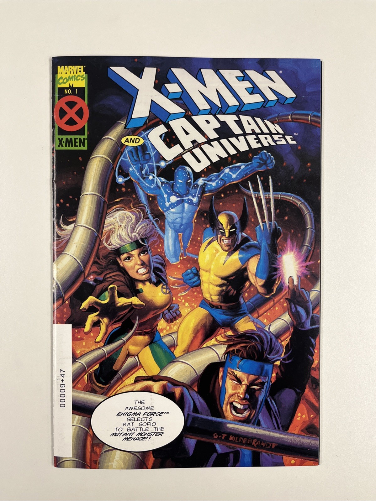 X-Men and Captain Universe Sleeping Giants #1 Male 1994 Poster And Card Included X-Men and Captain Universe Sleeping Giants #1 Male 1994 Poster And Card Included