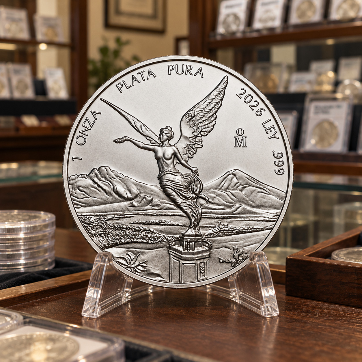 2026 Mexico 1 oz Silver Libertad Proof Coin 1 Onza Mexican Silver In Capsule
