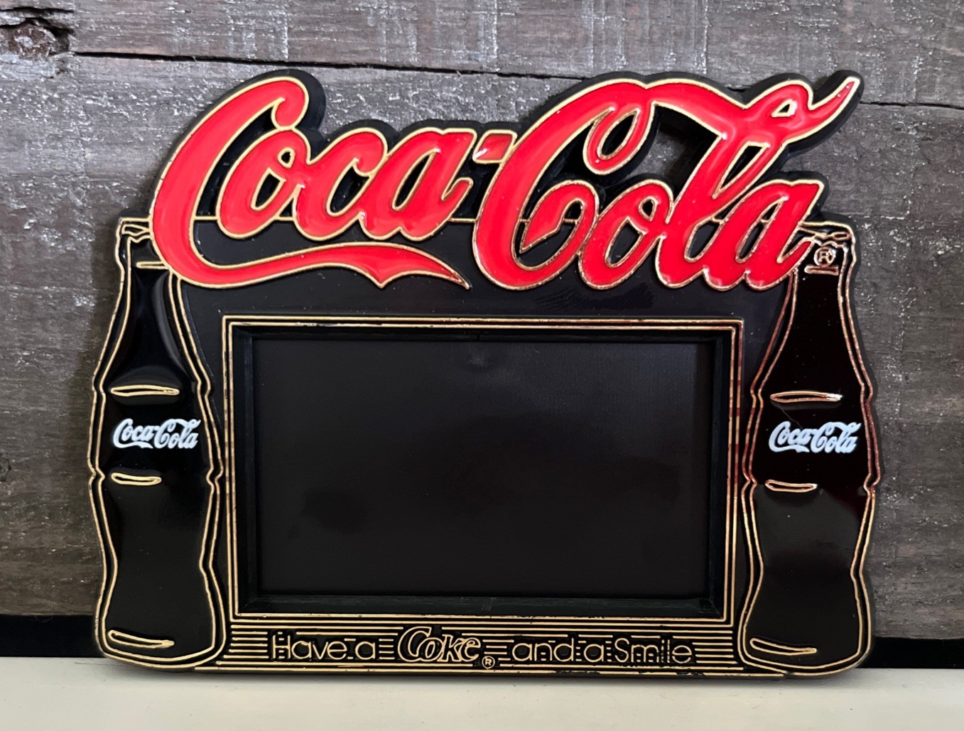 VINTAGE COCA-COLA COKE PICTURE PHOTO FRAME \