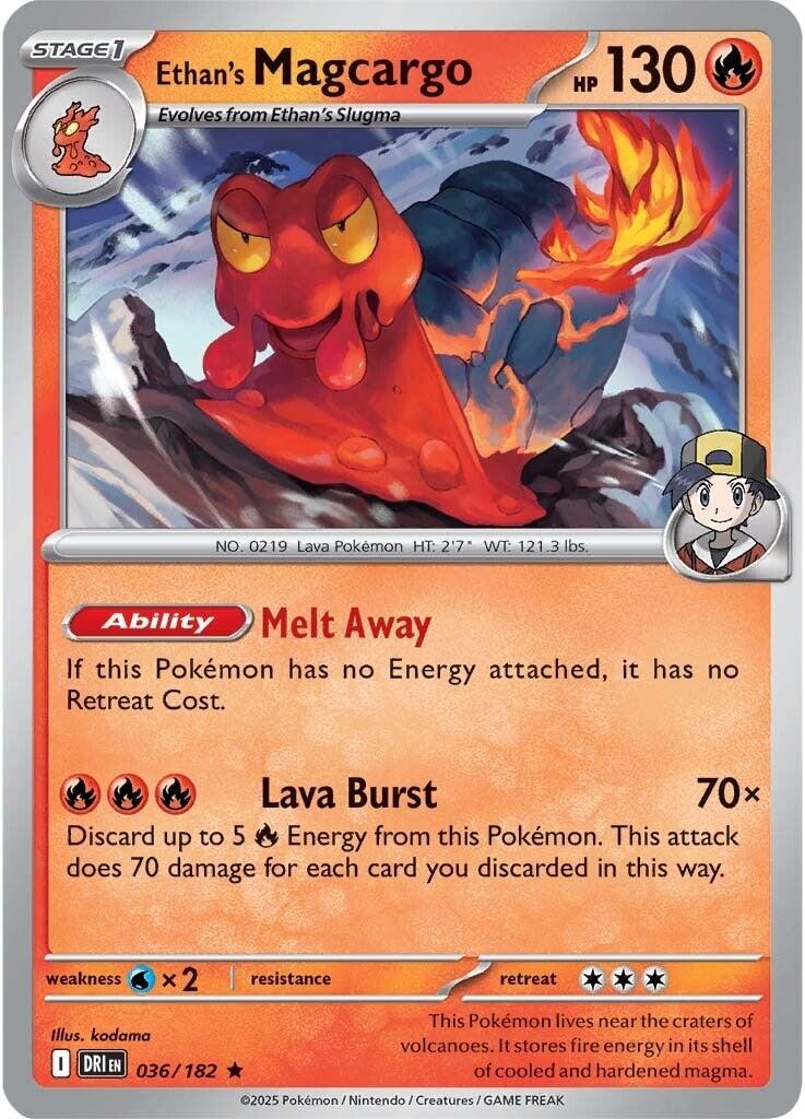 Ethan's Magcargo Holofoil [DRI - 036/182]