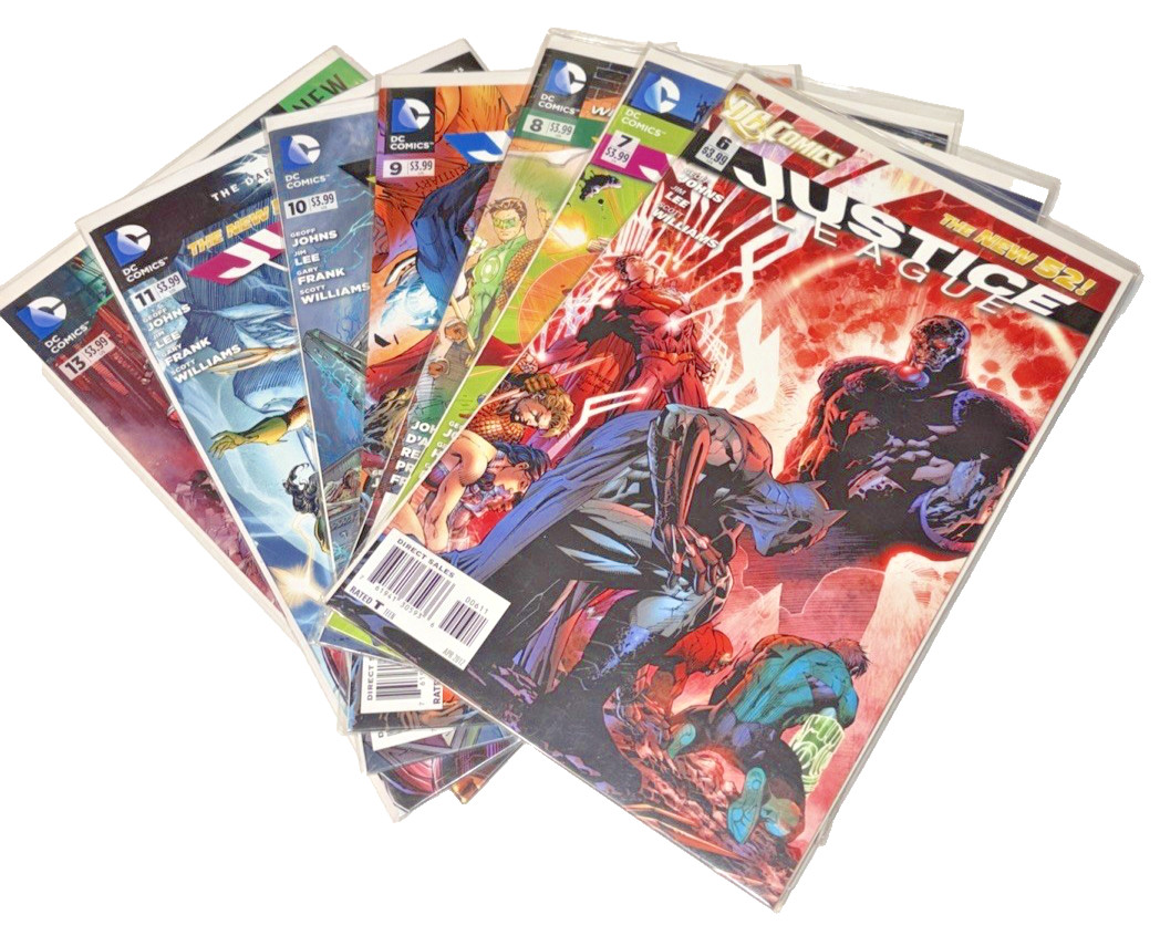 Justice League The New 52 Vol 6 7 8 9 11 13 Lot of 7 Geoff Johns & Jim Lee 2012