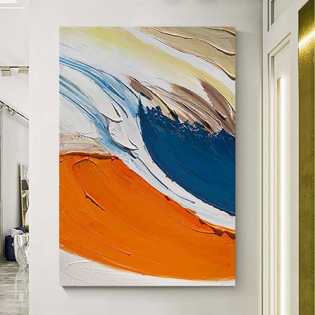 Wall Painting Handmade Artwork Oil Painting Modern Minimalist Abstract Canvas