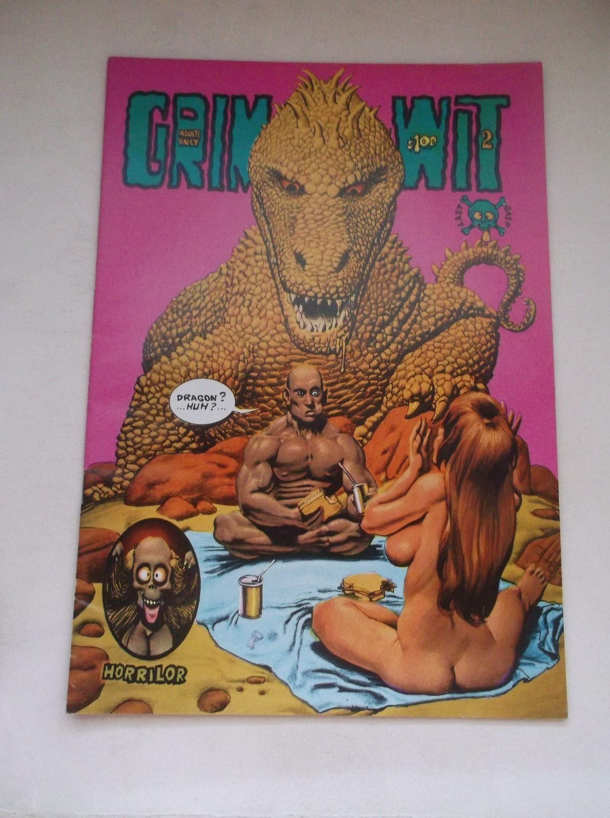 LAST GASP: GRIM WIT #2, CORBEN\'S ART, 1ST DEN/PRINT, KEY BOOK, 1973, VF (8.0)