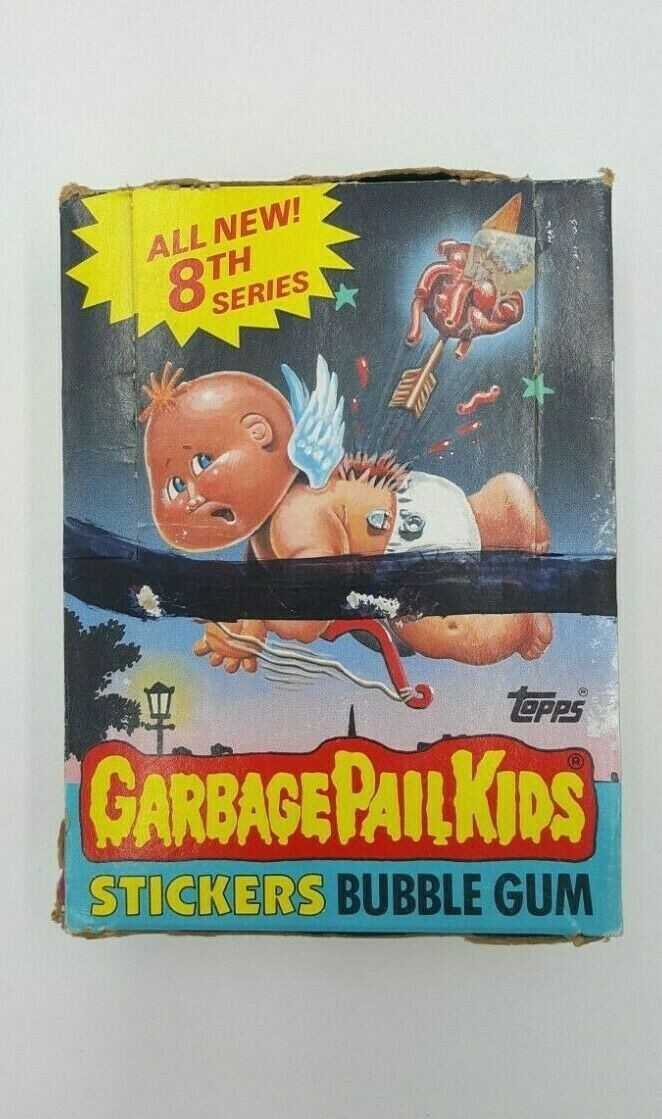 1987 Garbage Pail Kids Original 8th Series, Box and 47 Unopened Wax Packs