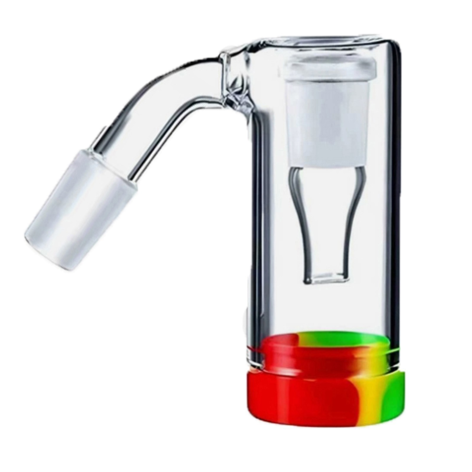 45°Glass Ash Catcher Glass Hookah Attachment  Water Pipe Set of 4*High quality