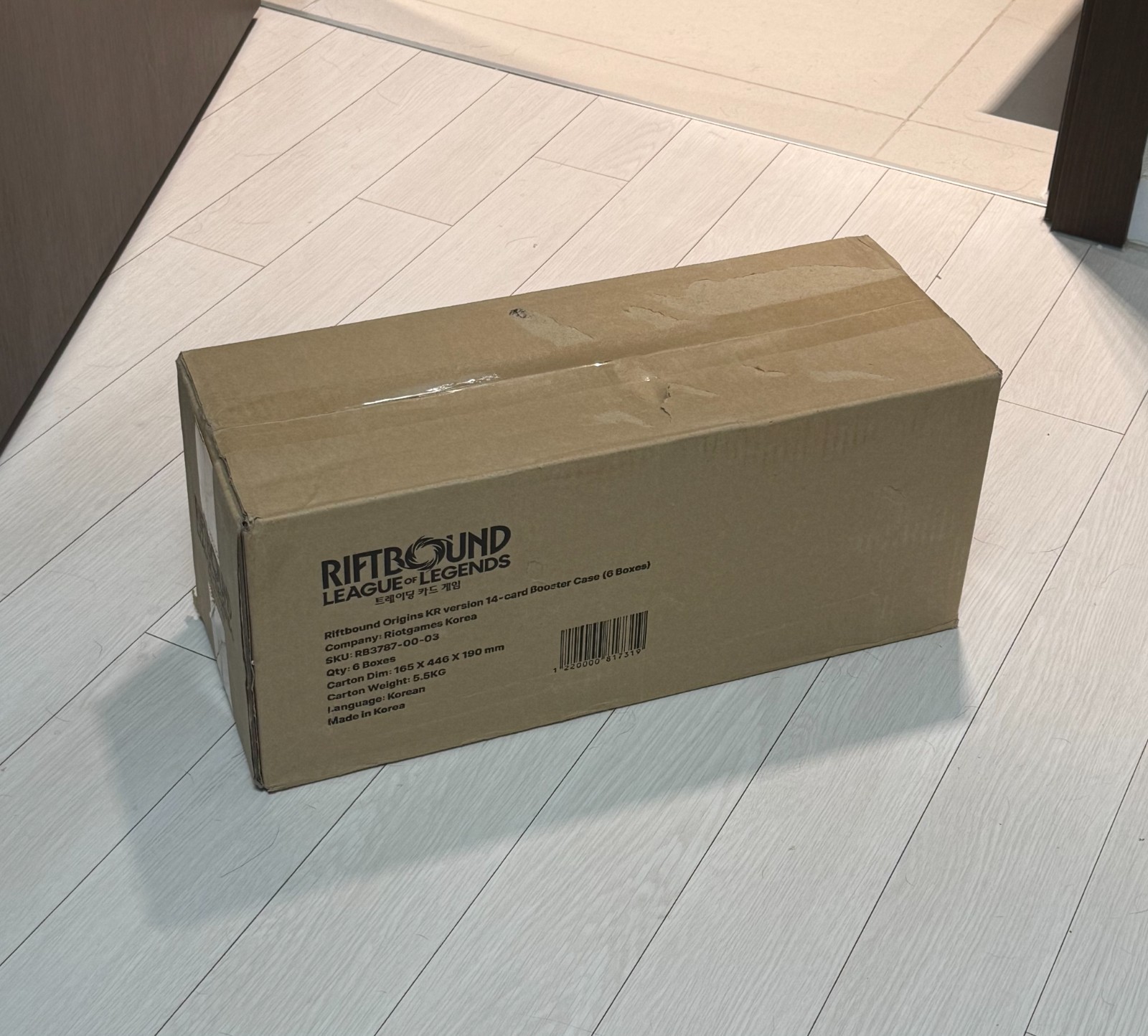 Riftbound Origins 6x Booster Box case 24x14 FIRST PRINT SEALED KOREAN AHRI CHASE