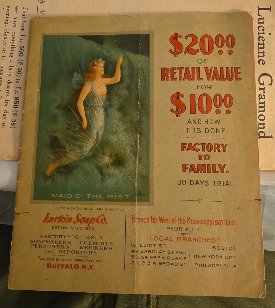 Antique 1900 Larkin Soap Company Premium Advertising Booklet \ Antique 1900 Larkin Soap Company Premium Advertising Booklet \