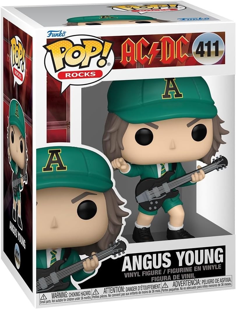 AC/DC - ANGUS YOUNG - FUNKO POP - *DAMAGED BOX* 79804