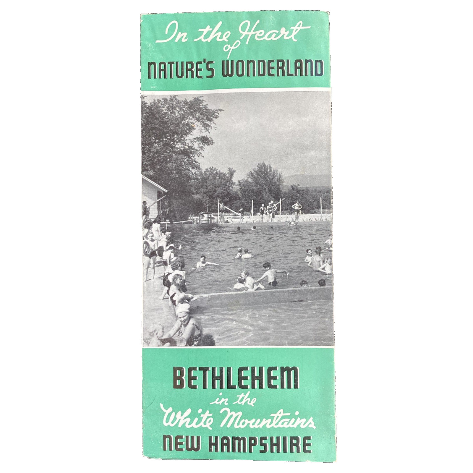 1930s Bethlehem New Hampshire In the White Mountains Tourist Pamphlet Brochure