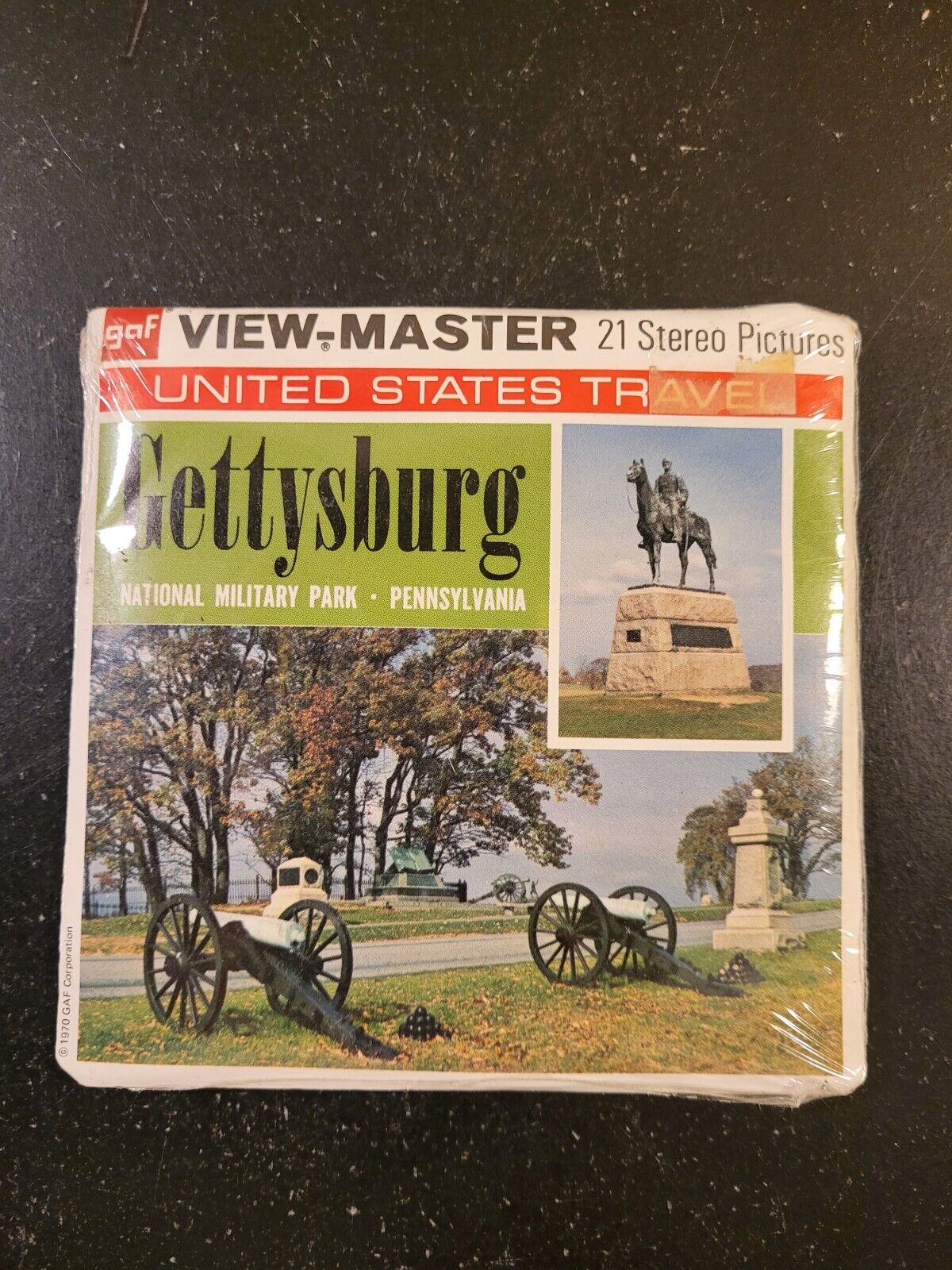 View-Master Gettysburg National Military Park PA 3 reel packet New/Sealed 1970