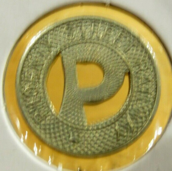 1930 Phoenix, AZ Street Railway Transit Trolley Token - Ariz. Arizona