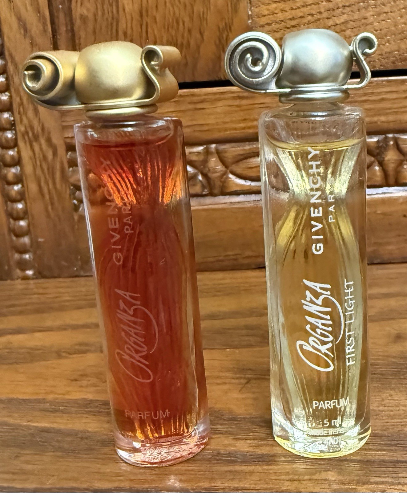 Vintage Givenchy Organza & First Light Mini Eau de Parfum Splash 5 ml “READ”