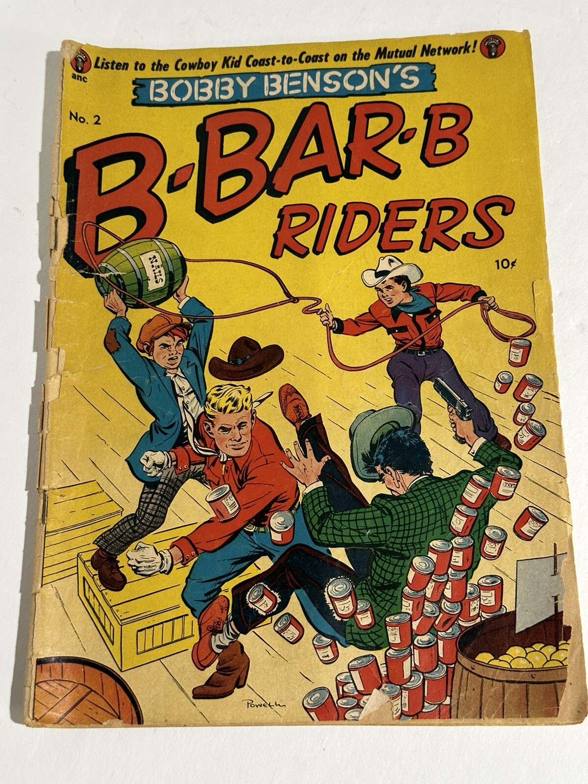 1950 Bobby Benson\'s B-Bar-B Riders #2 -  - ME - VG - comic book READ VTG