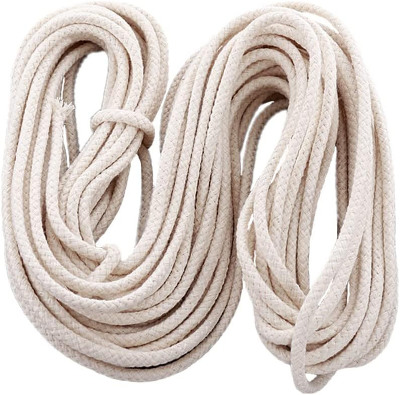 50FT Round Cotton Oil Lamp Wick, 1/4\