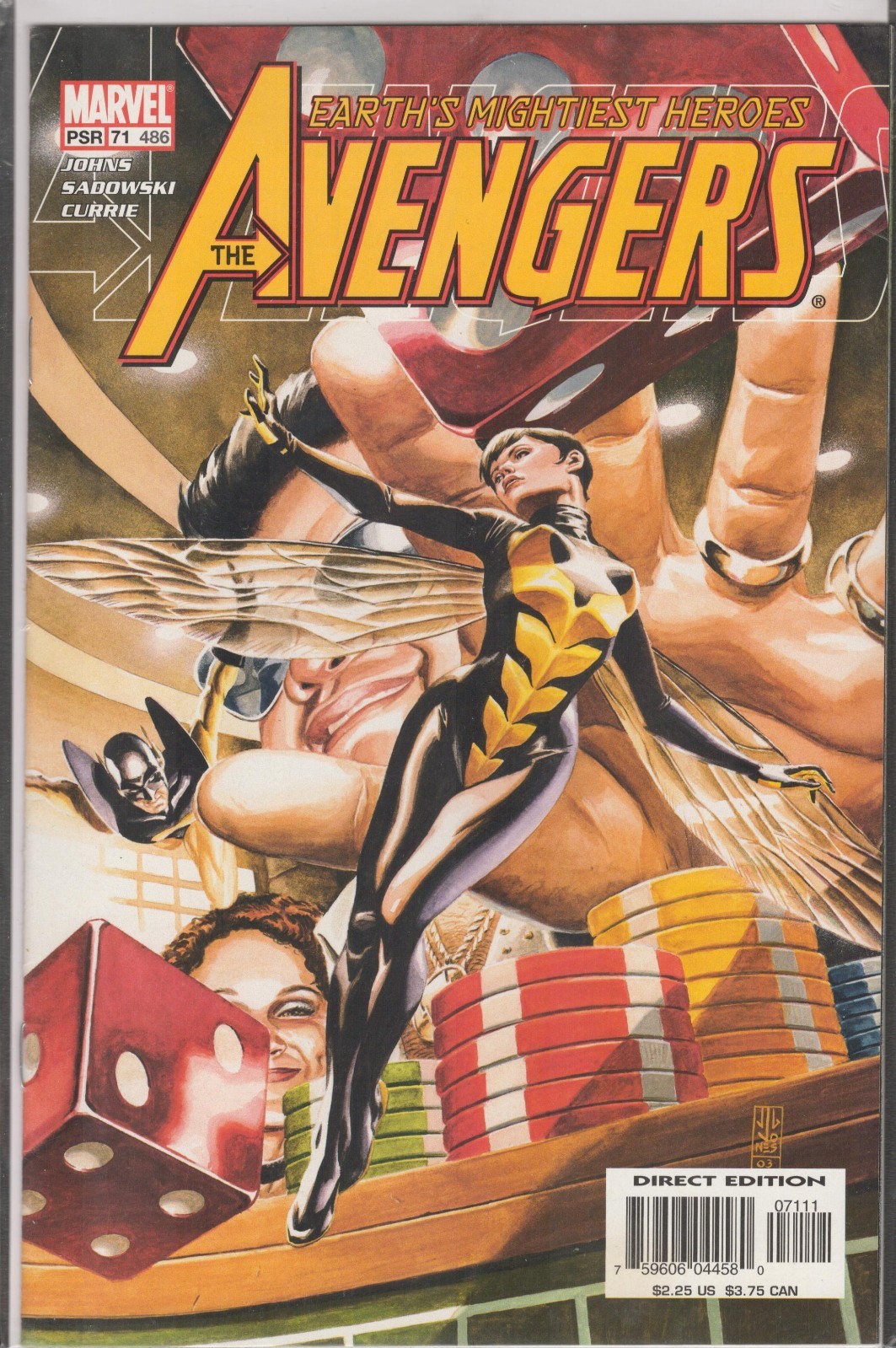 49039: MARVEL THE AVENGERS #486 VF Grade