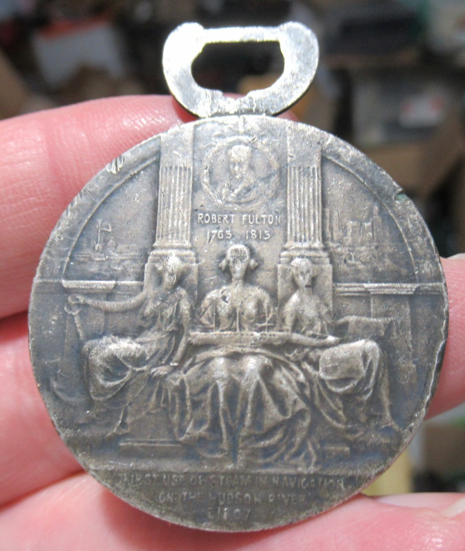 1909 Hudson-Fulton Celebration Medal Emil Fuchs Henry Hudson Robert Fulton