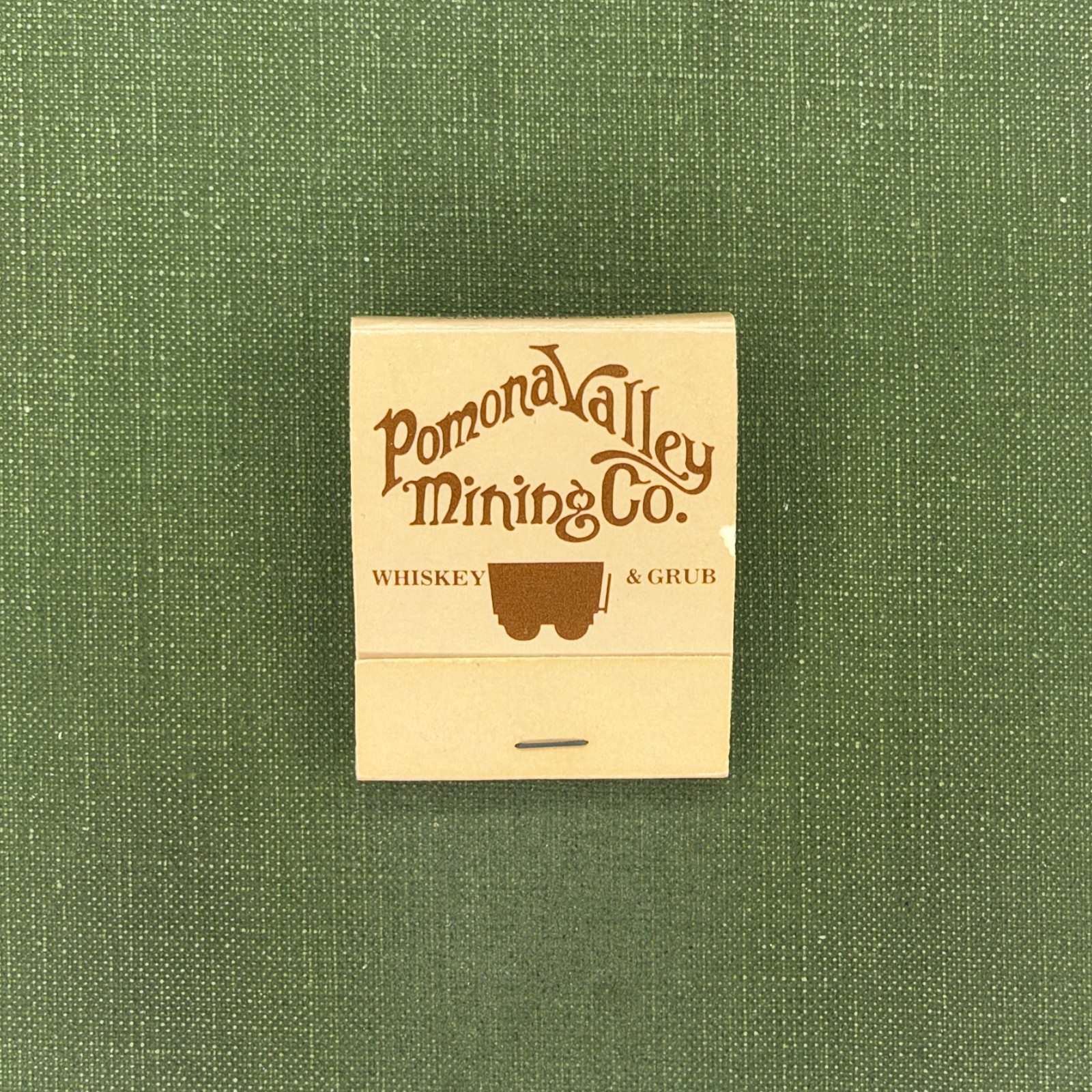 Pomona Valley Mining Co Pomona CA Rare Vintage Matchbook Full Unstruck