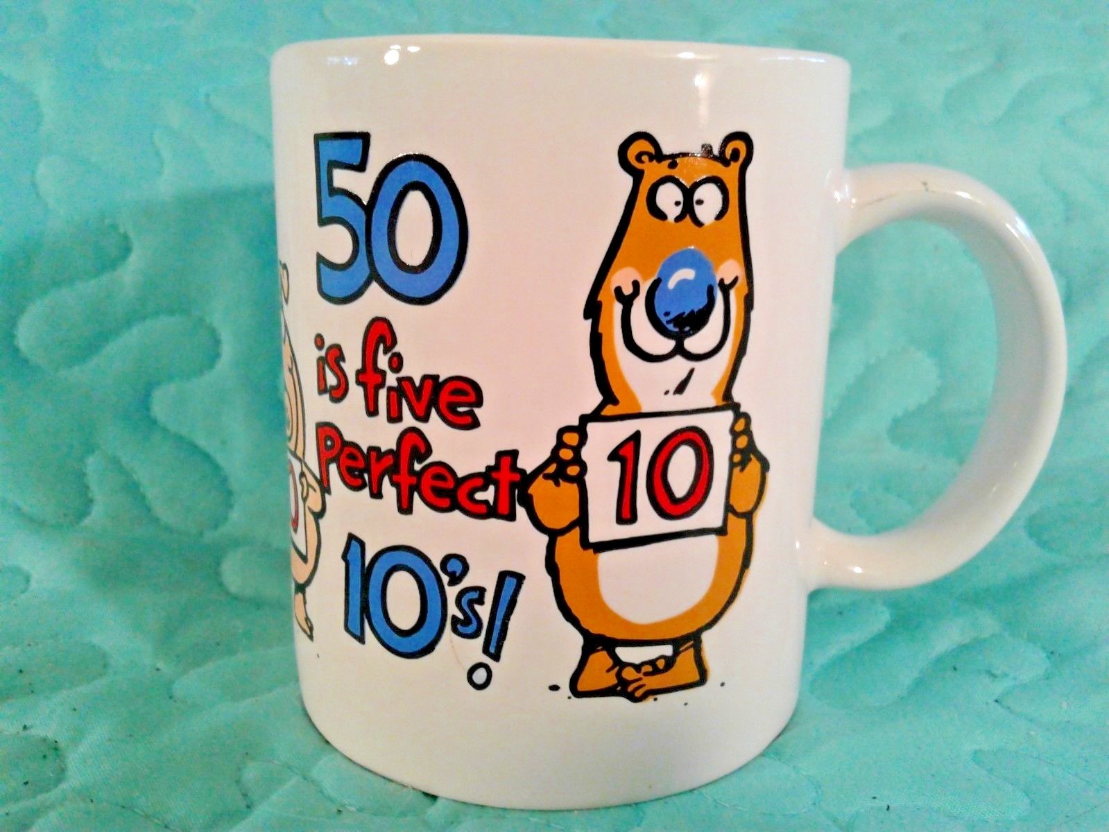 50th Birthday Coffee Cup Mug Shoebox Greetings \