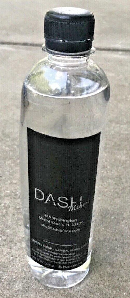 Souvenir Kardashian Bottle Water Dash Miami Purchased at the Dash Boutique 2013