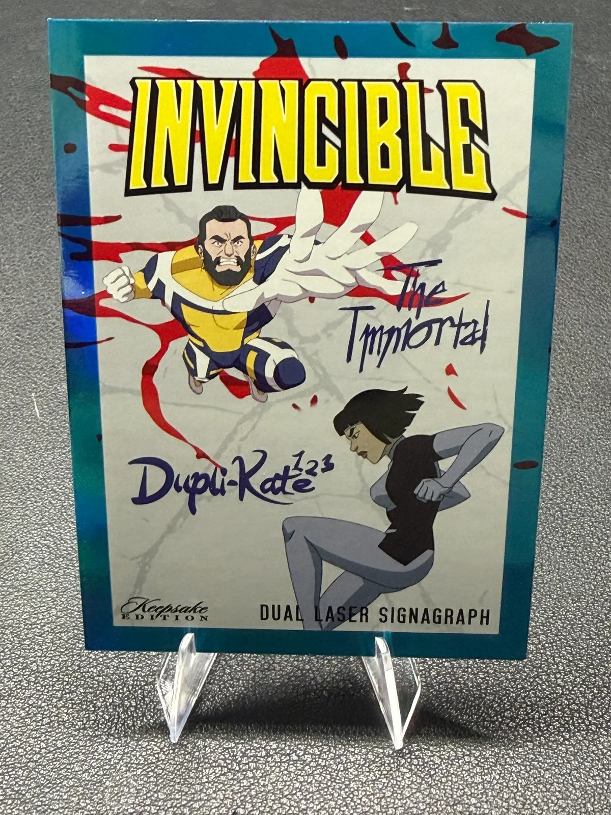 2026 Invincible S2 The Immortal and Dupli-Kate #395 Dual SignaGraph + Free Pack