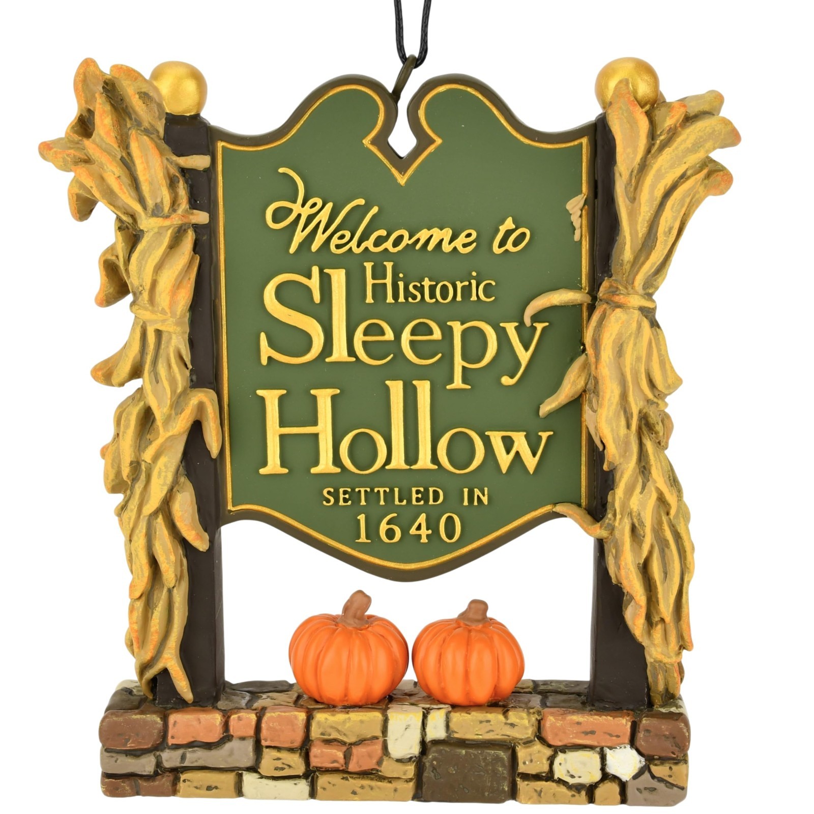 Welcome to Sleepy Hollow Sign Halloween Ornament Decoration Welcome to Sleepy Hollow Sign Halloween Ornament Decoration
