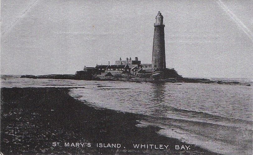 Postcard St Mary\'s Island Whitley Bay UK
