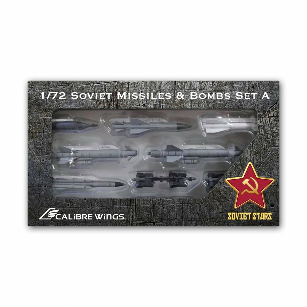 Calibre Wings 1/72 Soviet Stars Missiles & Bombs Set A for Su-24 Fencer CA72EW01