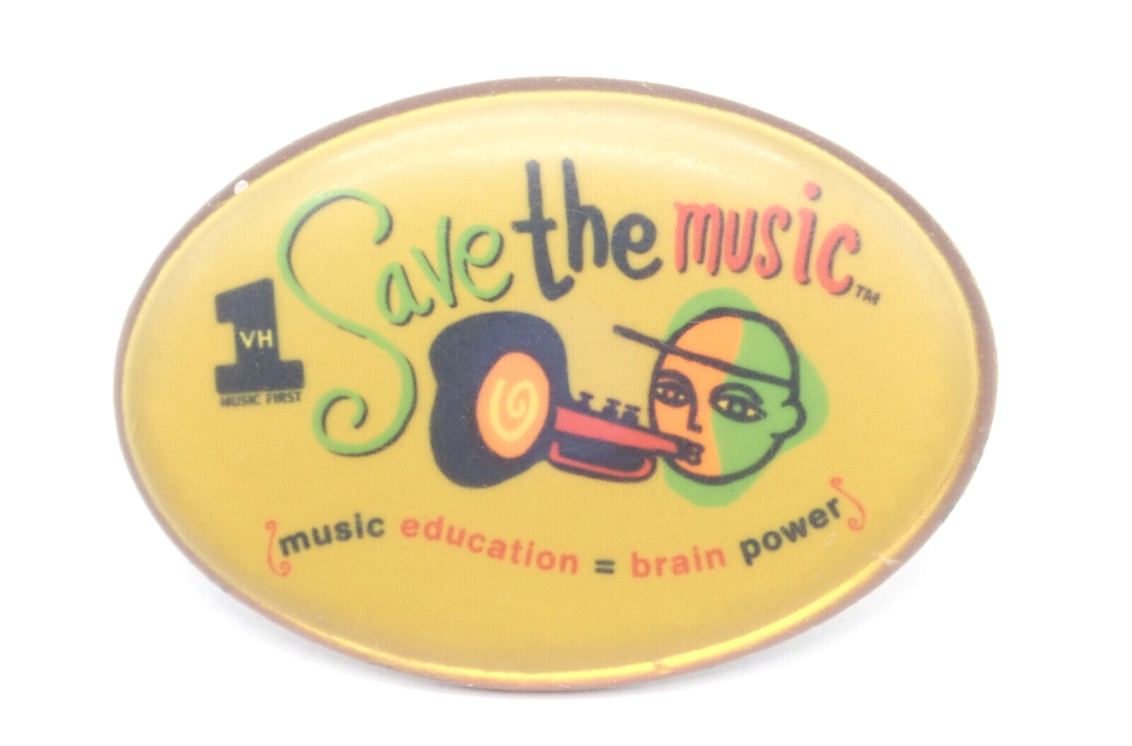 VH1 Save The Music Music Education Vintage Lapel Pin
