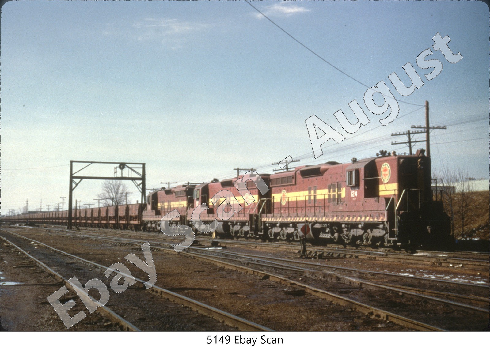 Duplicate Slide-DMIR (Duluth Missabe & Iron Range) EMD SD9 #124 trip of SD9s Duplicate Slide-DMIR (Duluth Missabe & Iron Range) EMD SD9 #124 trip of SD9s