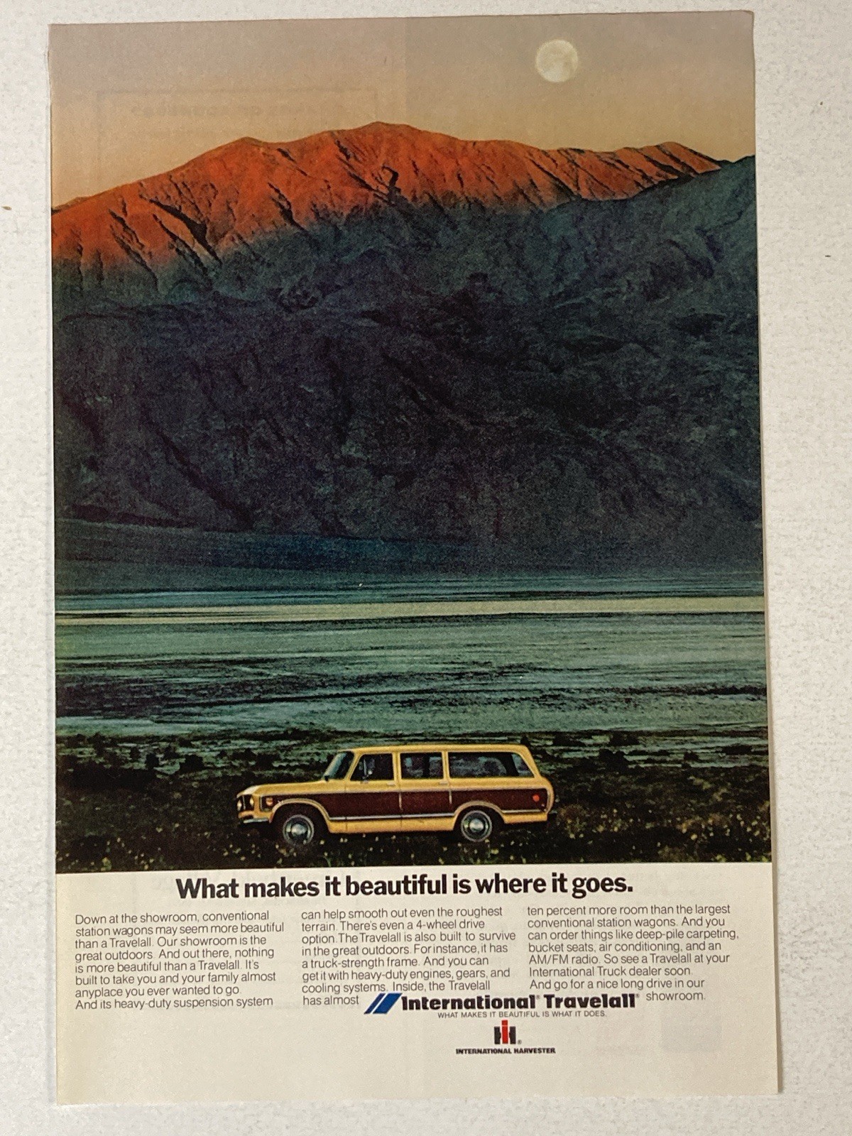 1974 International Harvester Travelall Print Ad Makes It Beautiful