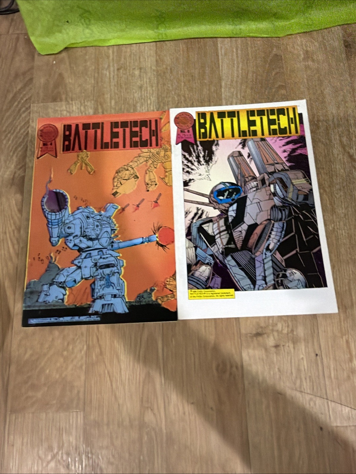 Battletech #4 & 6 Lot Blackthorne Comics FASA 1988 Rare HTF Low Print Comics