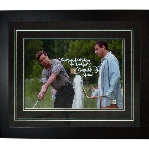 Christopher McDonald Shooter McGavin Autographed Happy Gilmore with Adam Sandler
