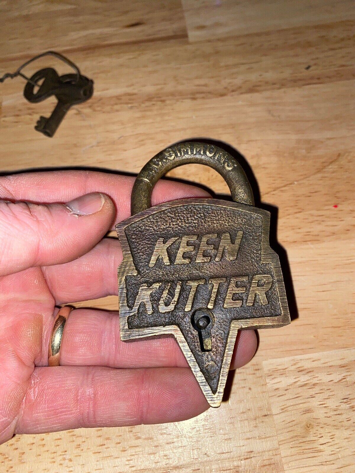 Keen Kutter BlackSmith Padlock Keys Lock Set Lot Patina Metal Collector GIFT