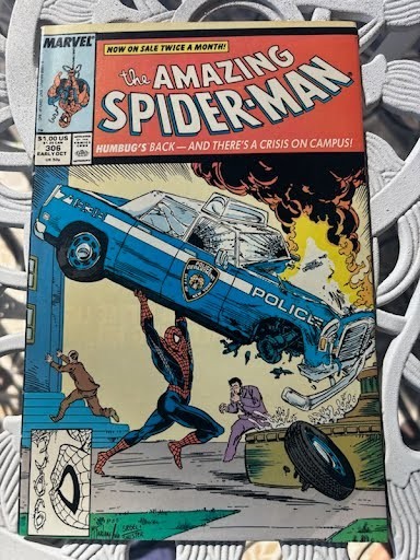 The Amazing Spider-Man #306 Newsstand Variant (Marvel Comics Early October 1988)