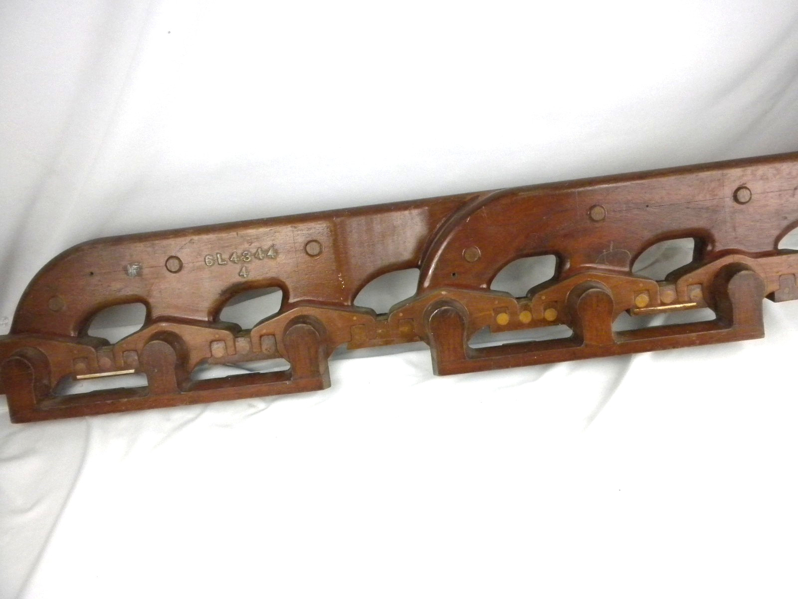RARE Antique Wood Massey Ferguson 6L4344 Exhaust Manifold Foundry Cast Pattern RARE Antique Wood Massey Ferguson 6L4344 Exhaust Manifold Foundry Cast Pattern