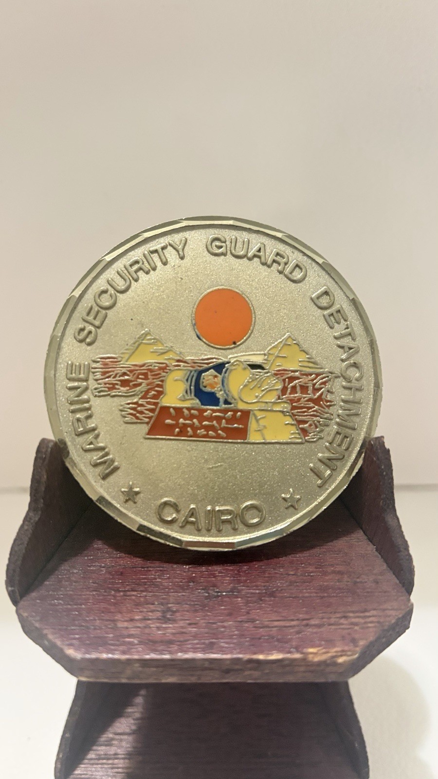 USMC Marine Security Guard Detachment Cairo Egypt 2003 Challenge Coin