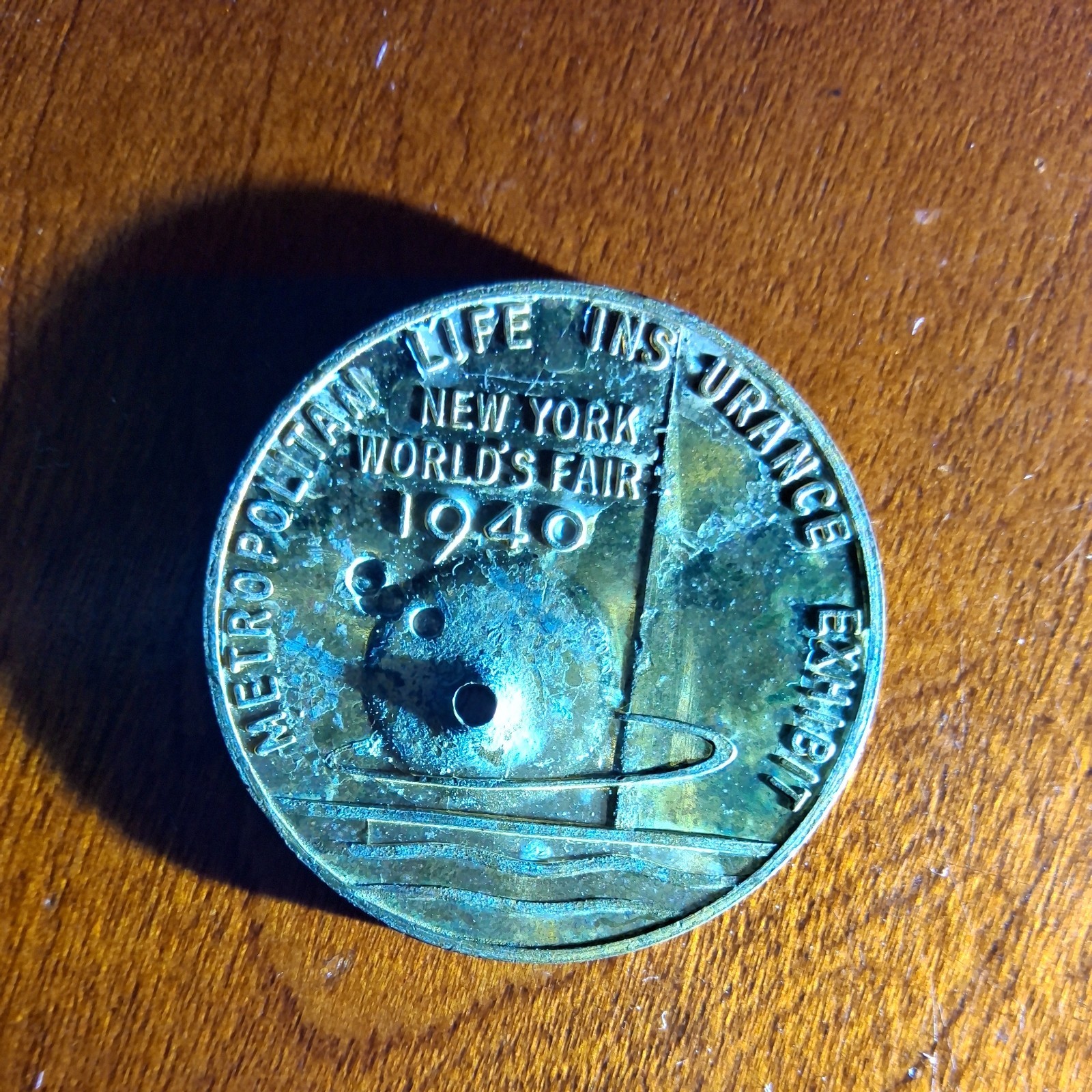 Vintage 1940 NEW YORK WORLD\'S FAIR METROPOLITAN LIFE INSURANCE Token 002