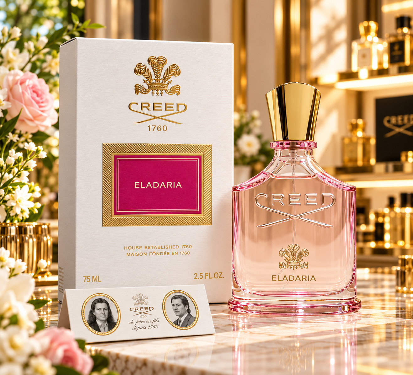 Creed eladaria Eau de Parfum for women 75 ml New in Sealed Box TESTER