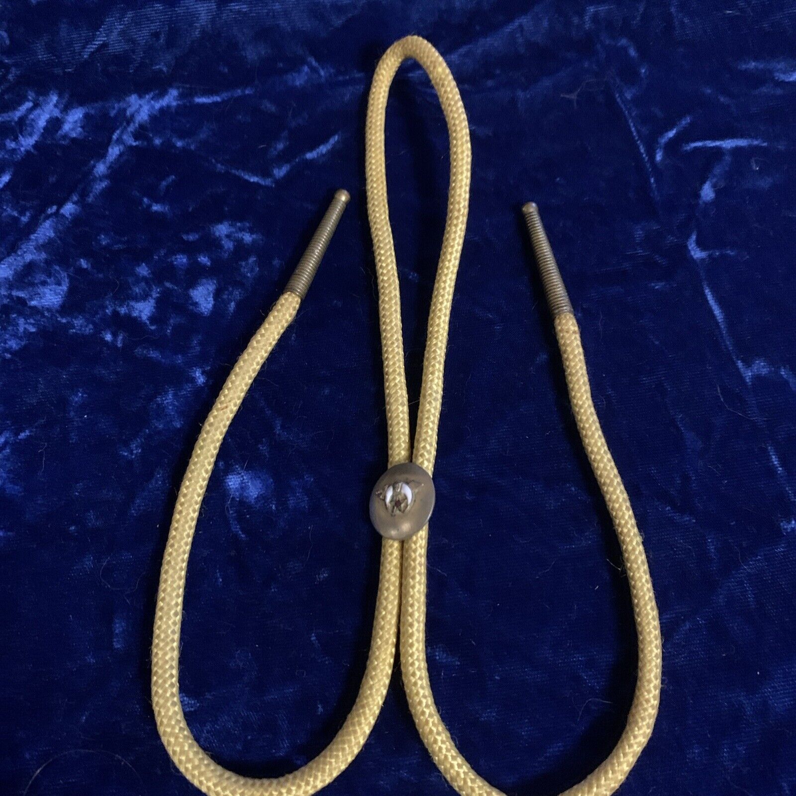 Vintage Masonic Grotto Bolero Medallion Rope Tie