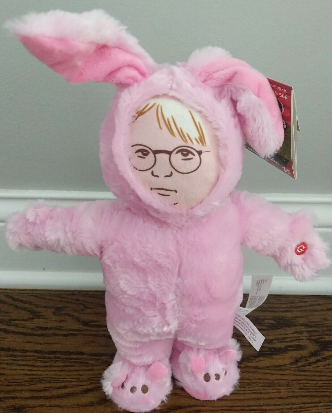 RALPHIE Bunny Suit Pink A Christmas Story Animated Musical Gemmy Toy Decor NEW 