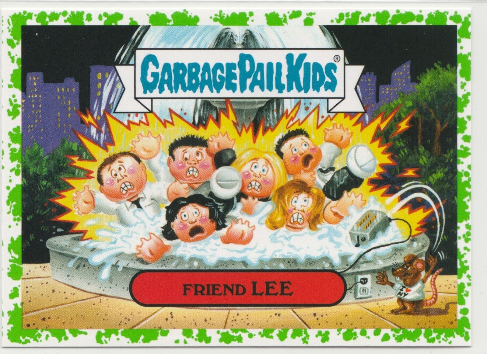 Garbage Pail Kids Friend Lee 1a Matthew Perry 2016 Prime Slime Trashy TV GPK