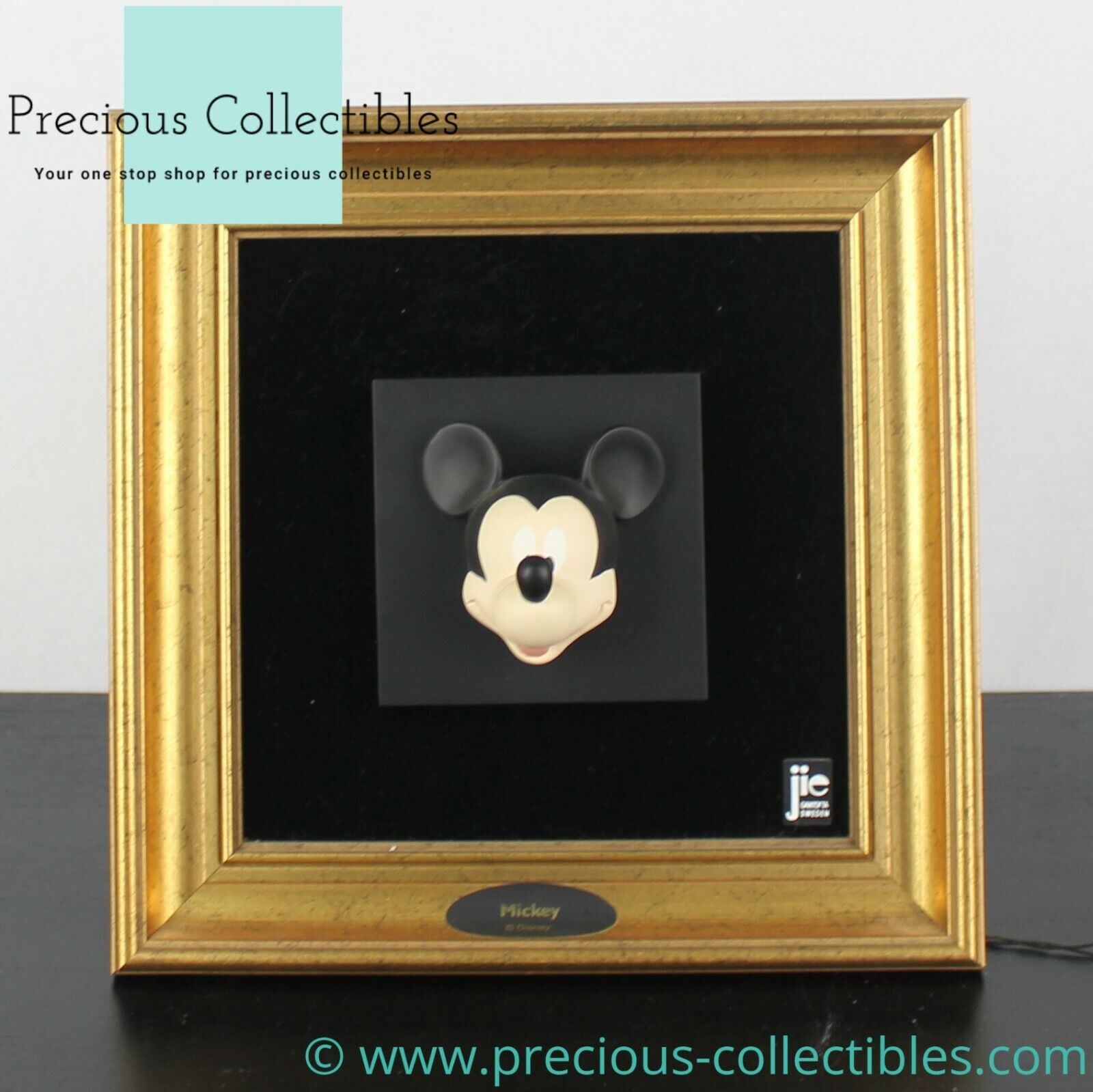 Extremely rare Mickey Mouse by Jie Art. Walt Disney wall art.