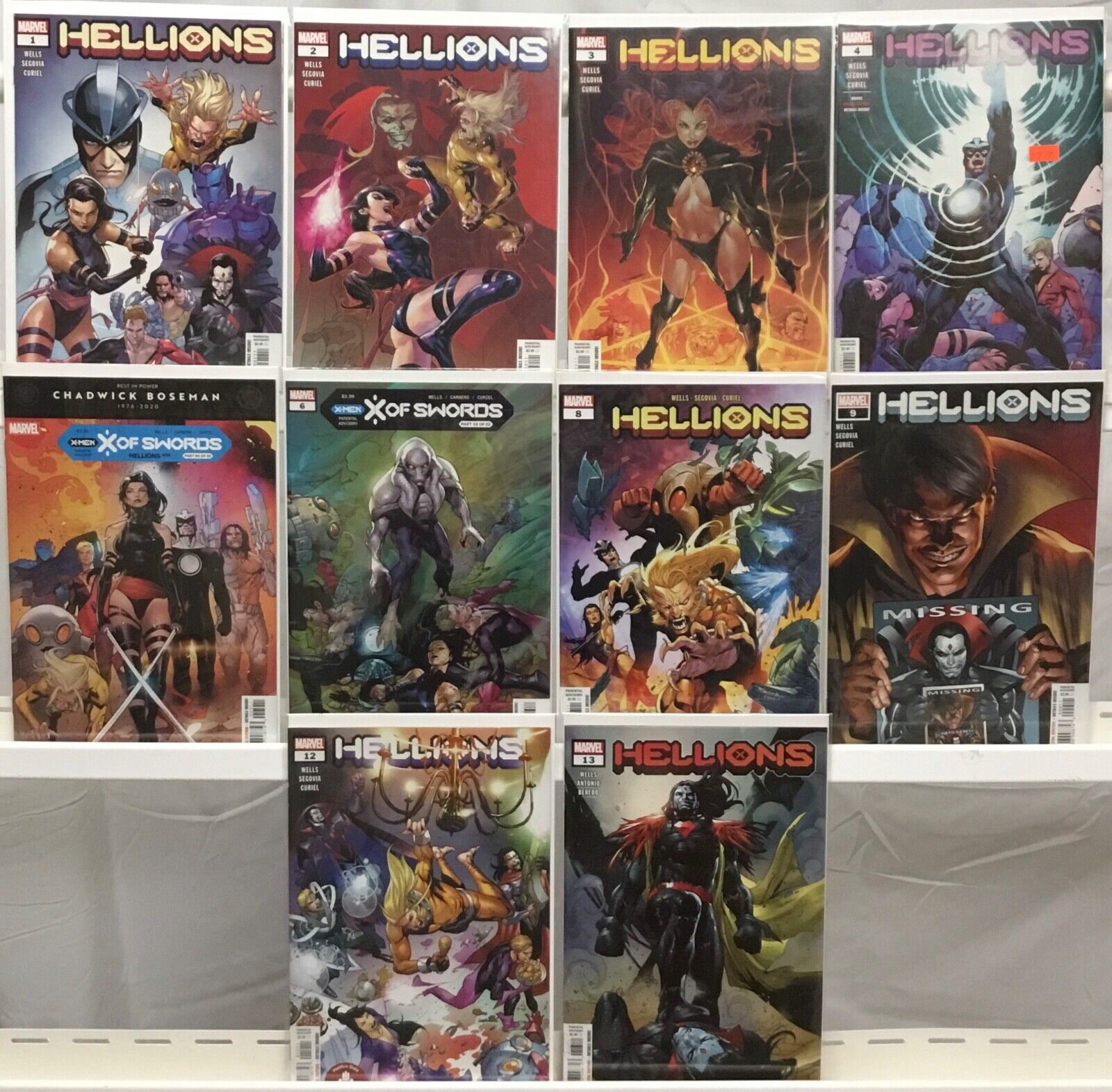 Marvel Comics - Hellions - Comic Book Lot of 10 Issues