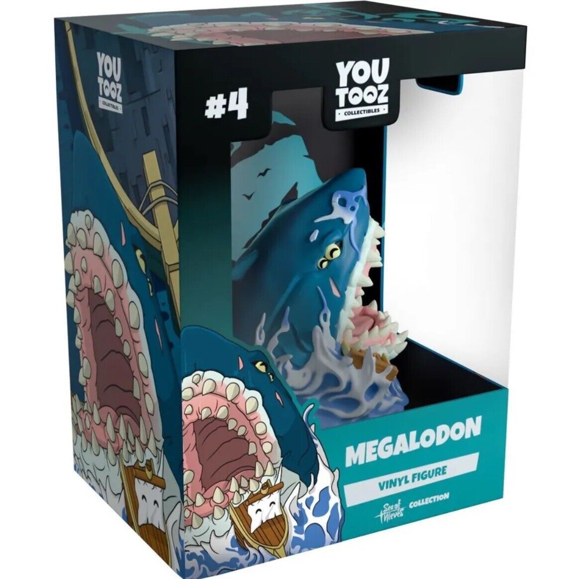 Youtooz * Sea of Thieves Collection * Megalodon * Vinyl Figure #4 * Shark *NEW