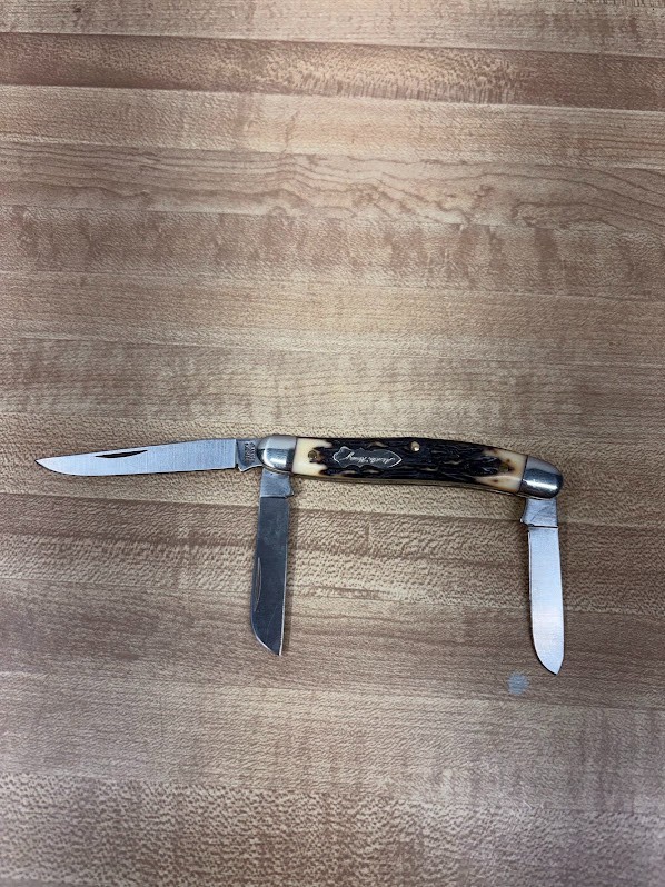 Vintage Schrade USA UNCLE HENRY 897UH Stockman POCKET KNIFE EXCELLENT